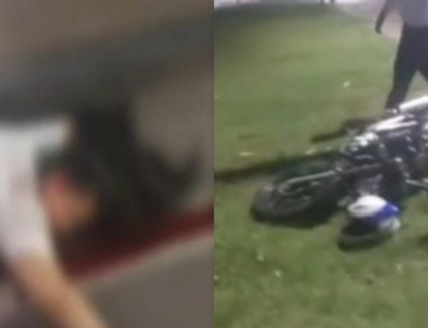 Casal morre após moto bater em poste na Avenida das Torres em Manaus