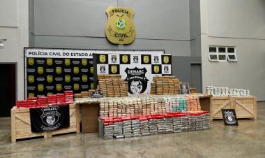 Denarc apreende 700 kg de skunk em galpão na Cidade Nova; droga iria para o RJ
