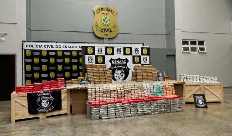 Denarc apreende 700 kg de skunk em galpão na Cidade Nova; droga iria para o RJ