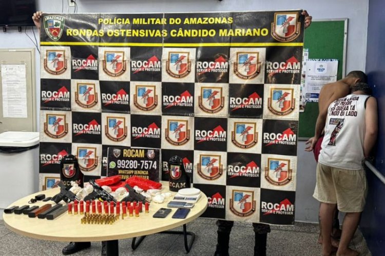 Suspeitos de atirar em capitão da PM durante evento político são presos em Manaus